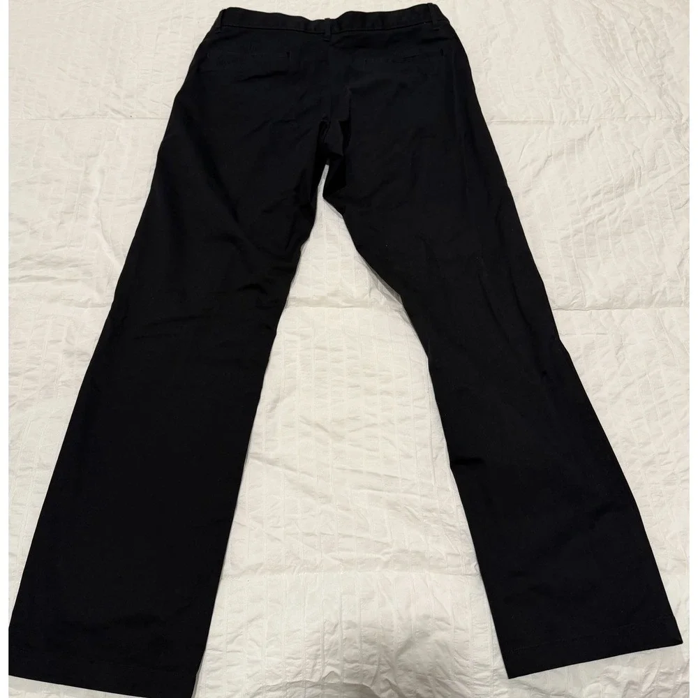14th & Union Men's Black Slim Fit Chinos Size 34W Slacks Golf Pants